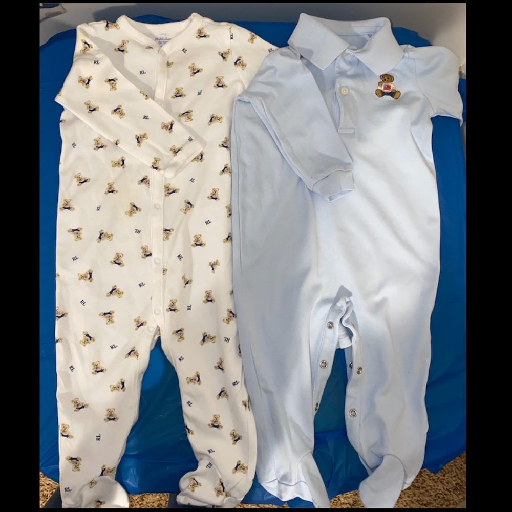 Polo Ralph Lauren Cotton Coverall 2 piece lot
